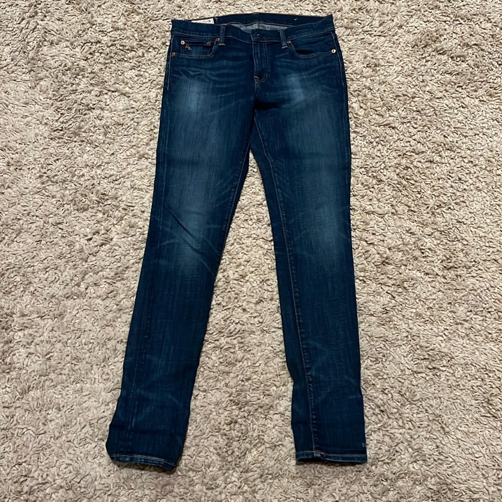 Polo Ralph Lauren Tompkins Skinny Dark Jeans 30 Waist
